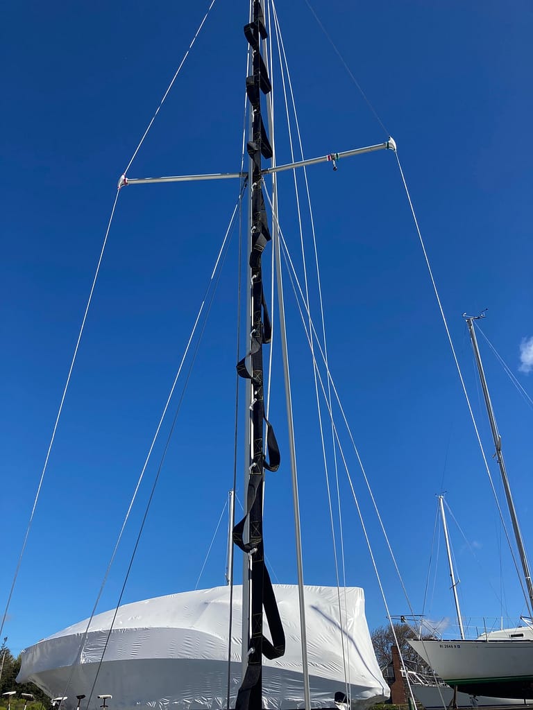 mast ladder for climbing of sailboat mast